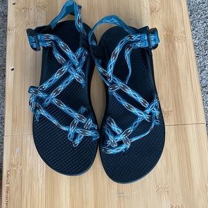 BRAND NEW Chaco ZX2 Classic Athletic Angular Teal Sandals.